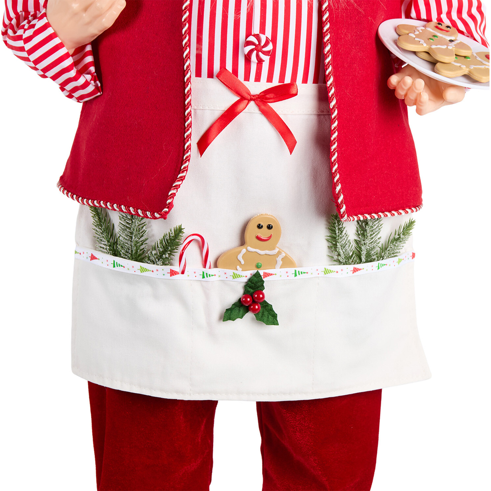 Large Chef Santa Decoration Image 4