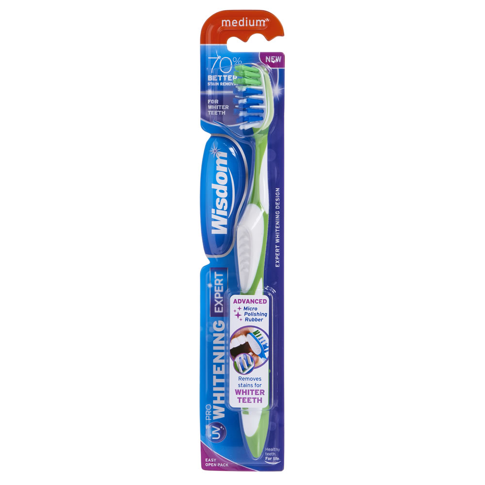 Wisdom UV Pro Whitening Expert Toothbrush Medium Image 2