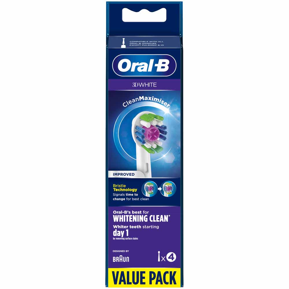 Oral B 3D White Refills 4 Pack Image 2
