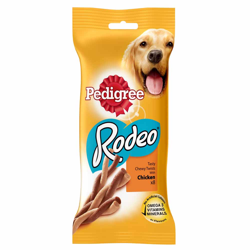 Pedigree 8 pack Rodeo Dog Treats with Chicken Image 2