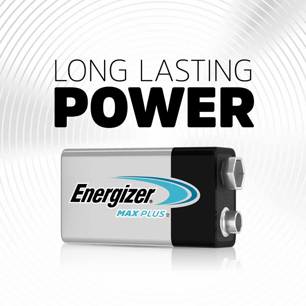 Energizer MaxPlus Single 9V Batteries Image 4