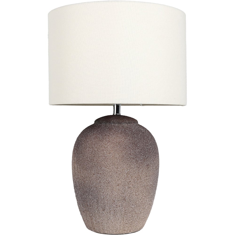 Lucas Natural Industrial Table Lamp Image 1