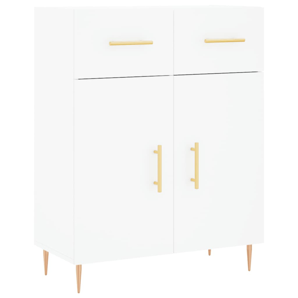 vidaXL 4 Door 2 Drawer White Highboard Image 7