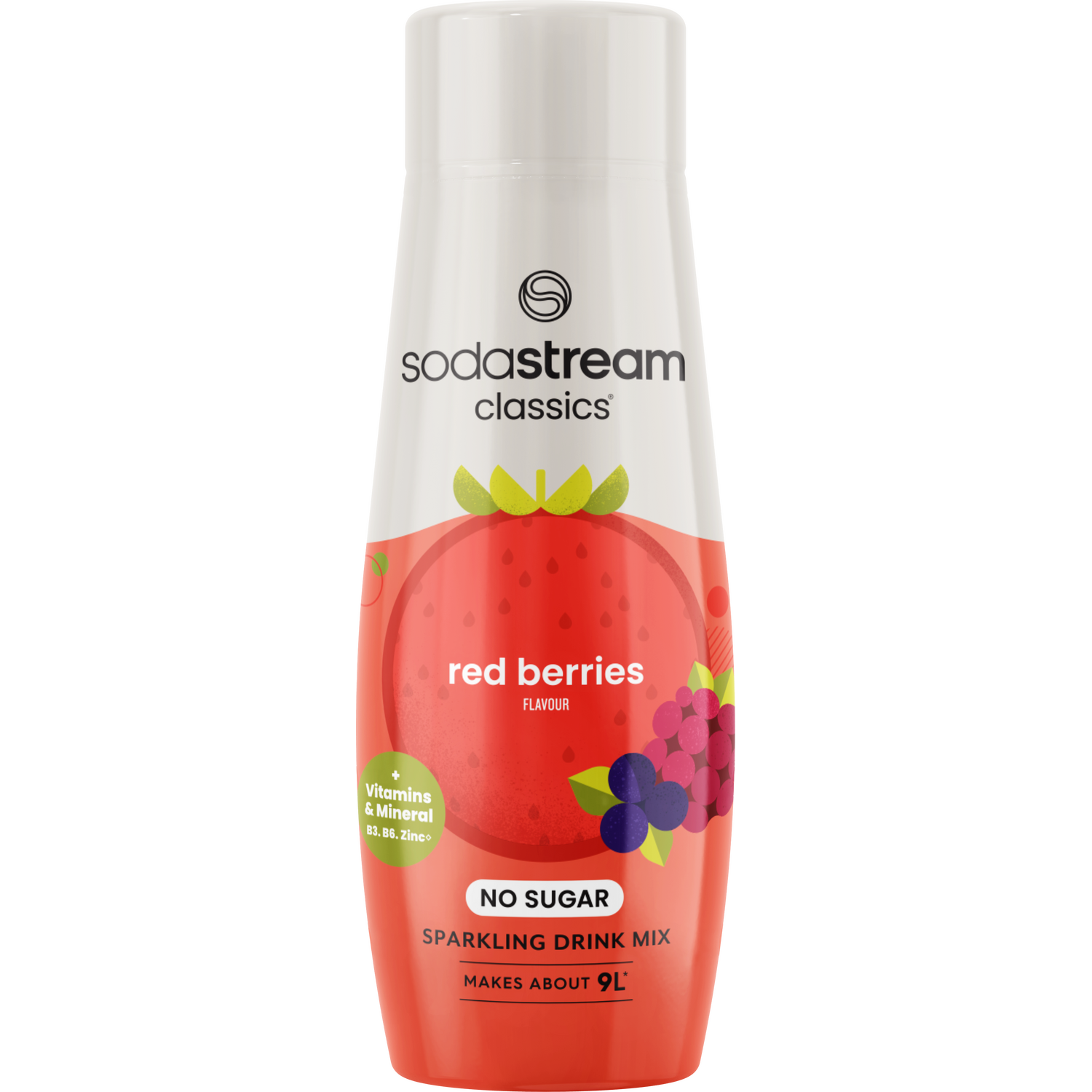 SodaStream Classics Sparkling Drink Mix Red Berries Image 1