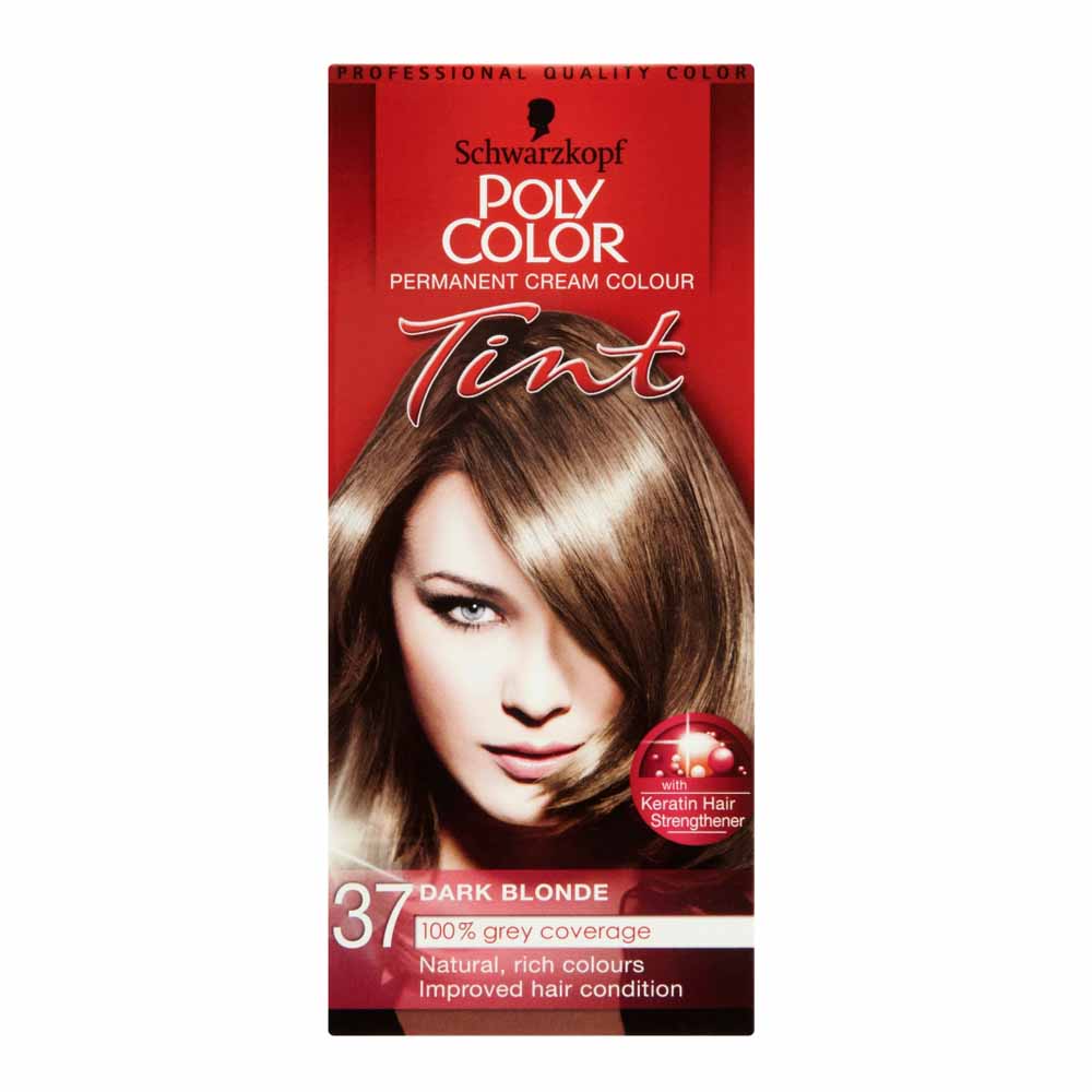 Schwarzkopf Poly Color Dark Blonde 37 Permanent Hair Dye Image