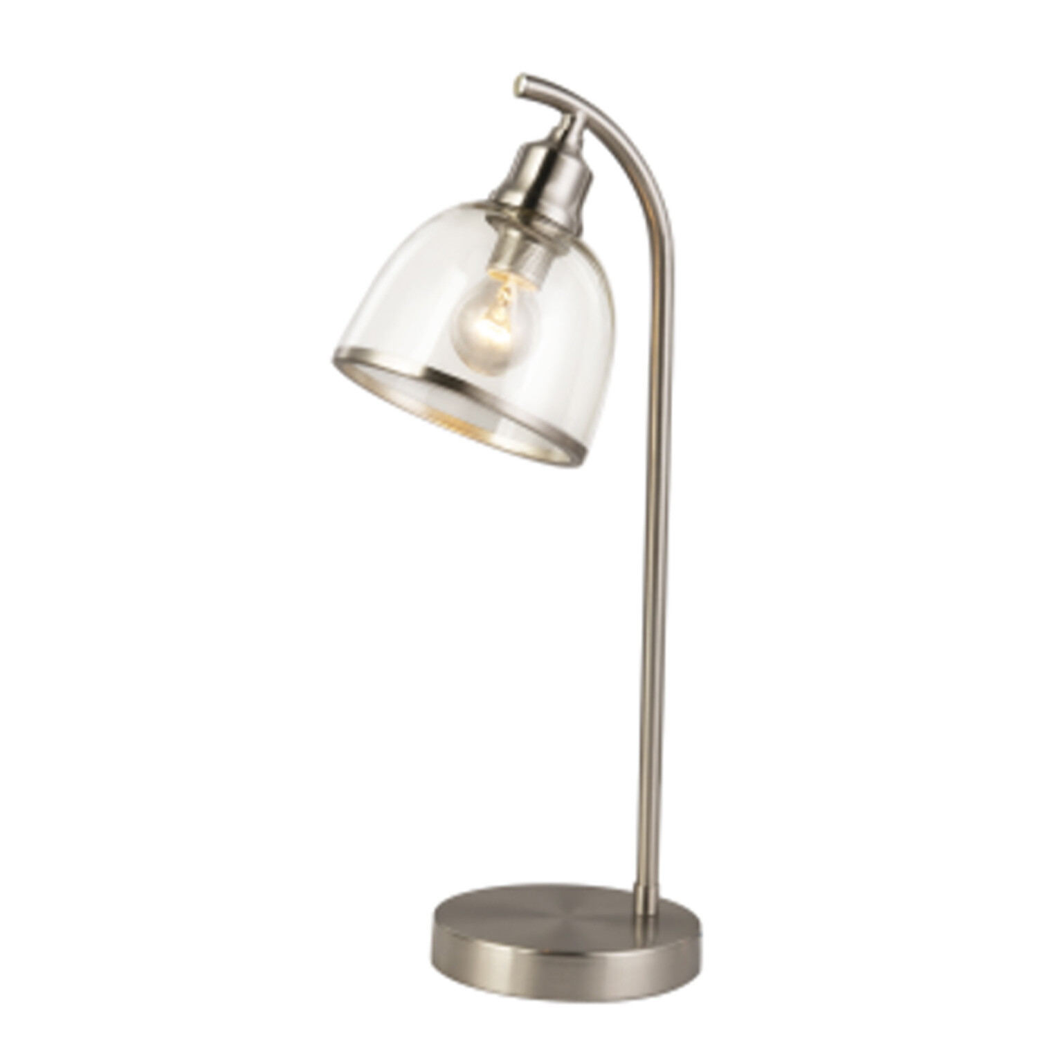Cora Table Lamp - Nickel Image 1