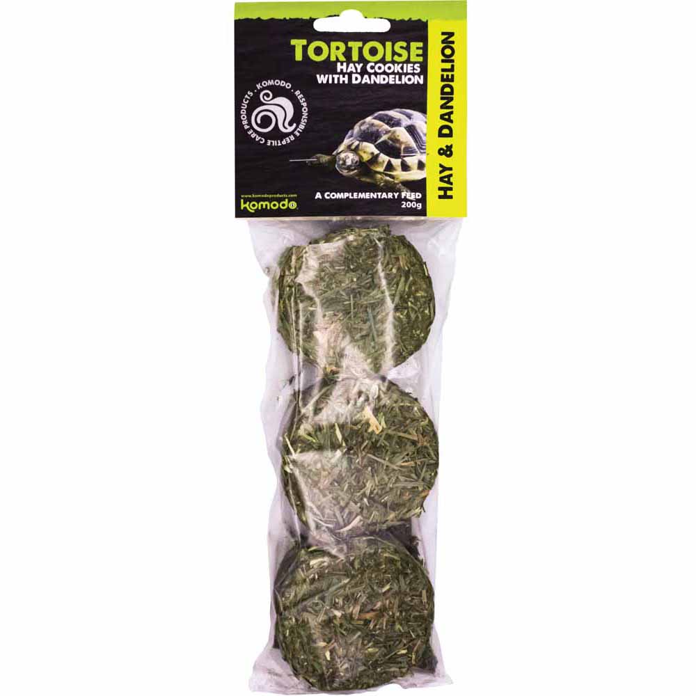 Komodo Tortoise Hay Cookies with Dandelion 200g Image 2