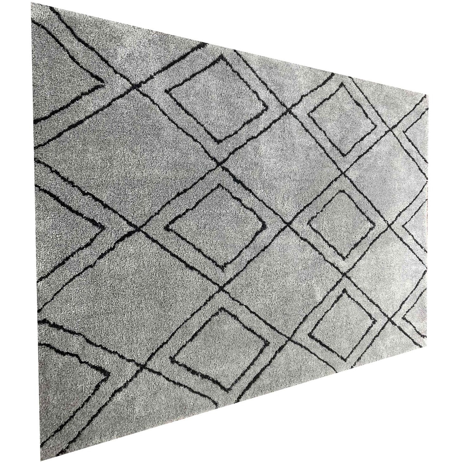 Grey Nordic Rug 180 x 120cm Image