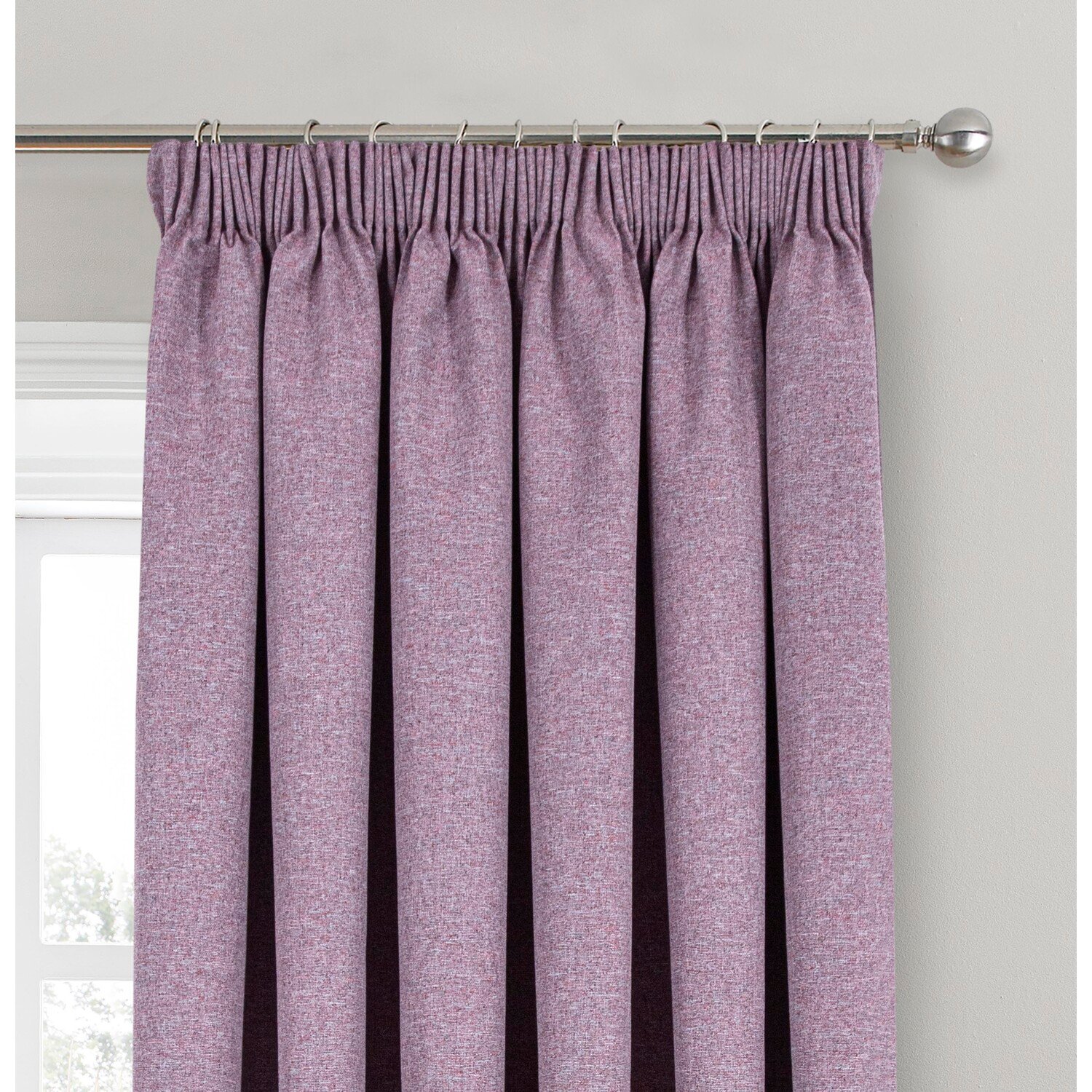 Divante Dusk Blackout Thermal Curtains - Purple / 229cm Image 3