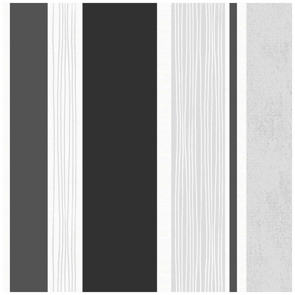 Wilko Jackson Stripe Black Wallpaper Image 1