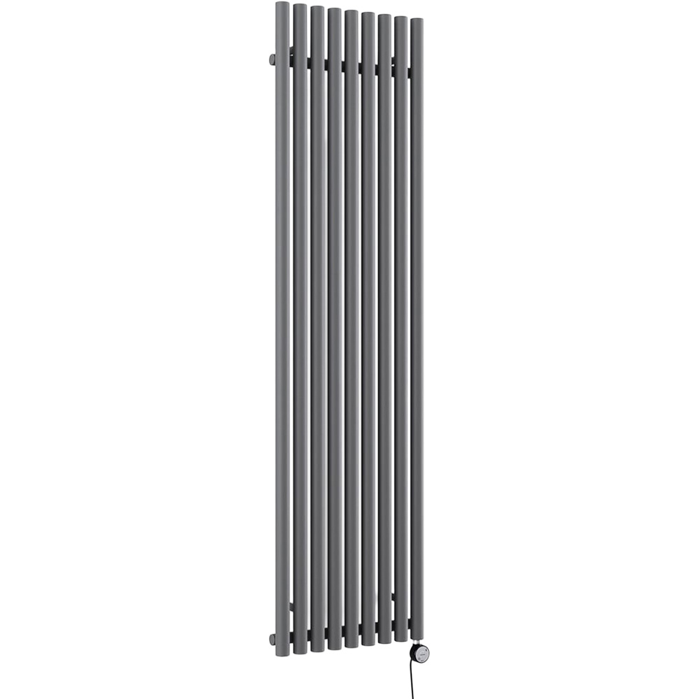 Terma Rolo Room Modern Grey Electric Radiator Bluetooth 1000W 1800 x 480mm Image 1