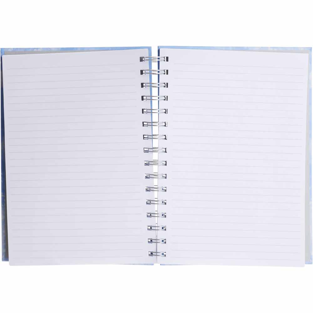 Wilko Wiro Notebook Blue A5 80GSM 160pg Image 2