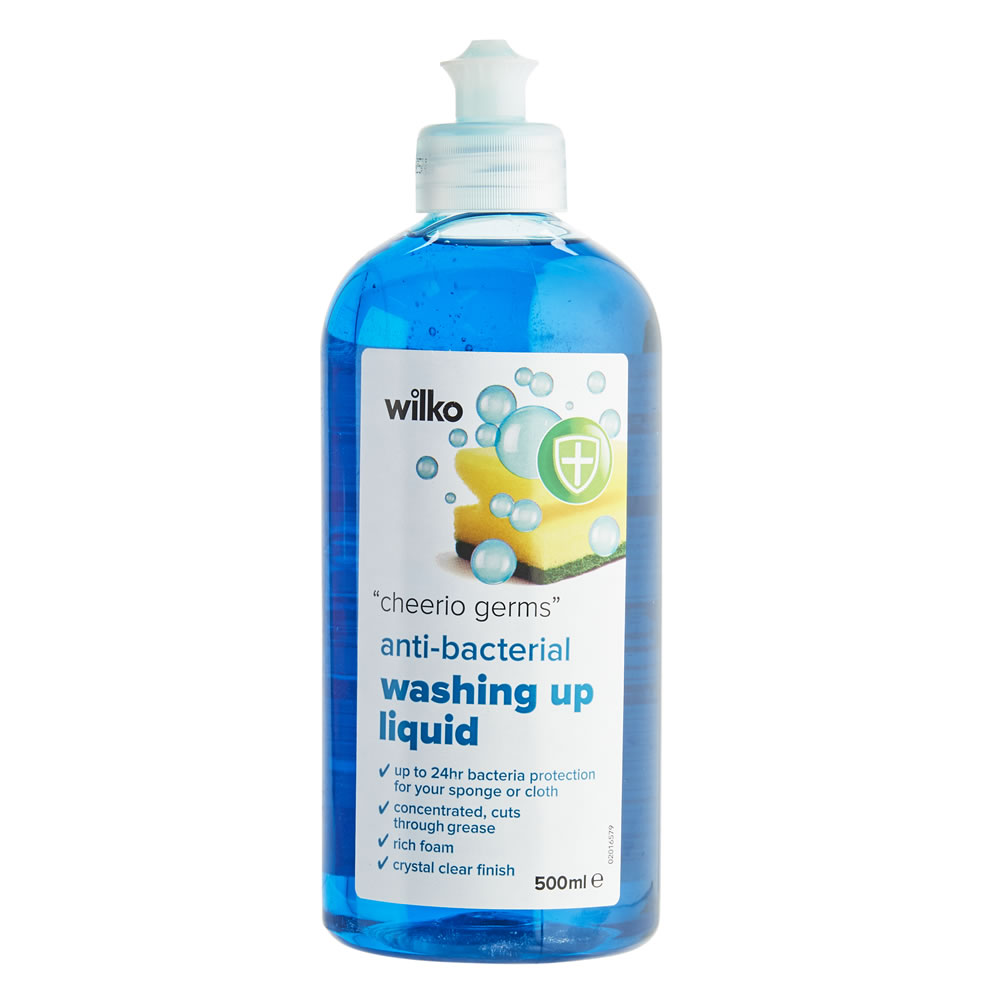 Wilko Antibacterial Washing Up Liquid 500ml Wilko