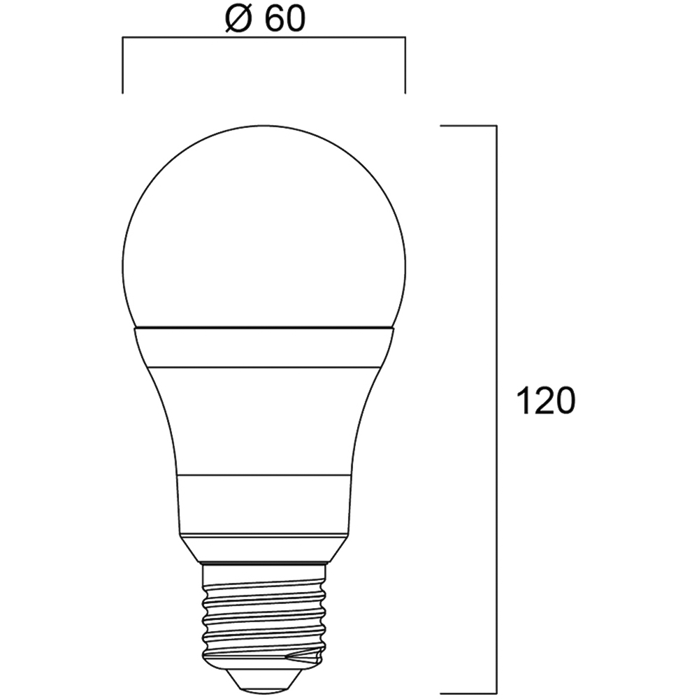 Sylvania 4 Pack ToLEDo GLS Warm White E27 13W LED Bulb Image 8