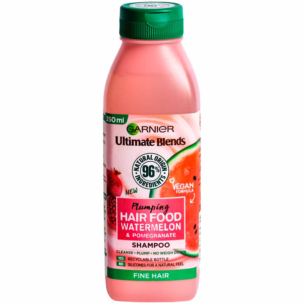 Garnier Ultimate Blends Hair Food Shampoo Watermelon 350ml Image 1