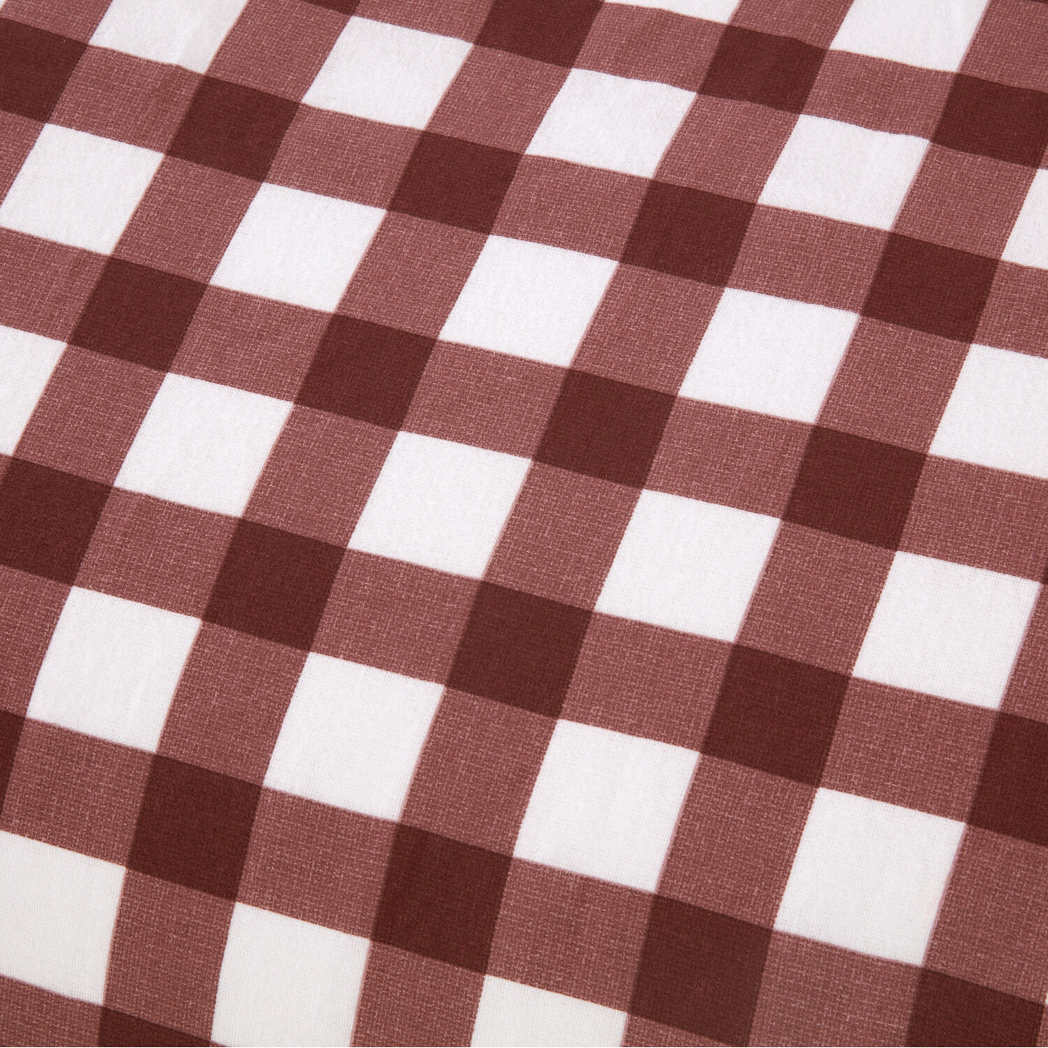Catriona Gingham Duvet Set Burgundy Double Image 5