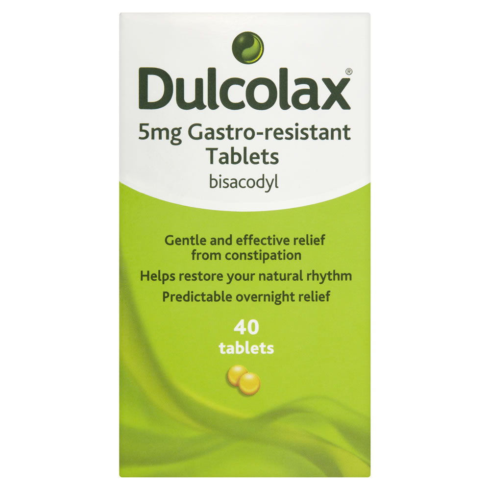 Dulcolax 5mg Gastro-Resistant Tablets 40 pack Image