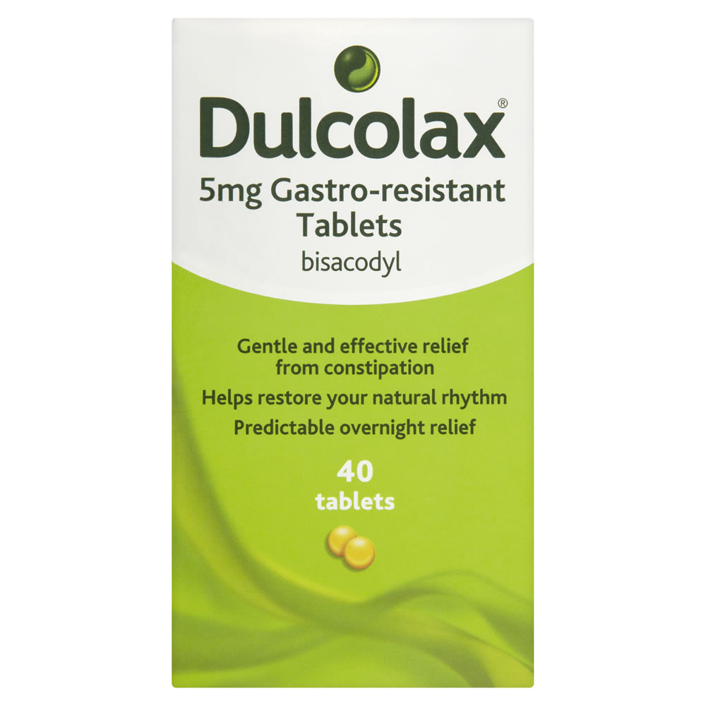 Dulcolax 5mg GastroResistant Tablets 40 pack Wilko