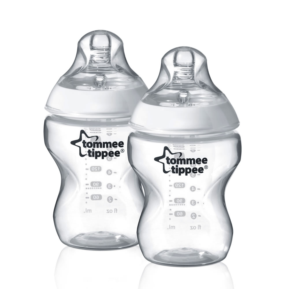 Tommee Tippee Closer To Nature Bottle 260ml 2 pack Image 1
