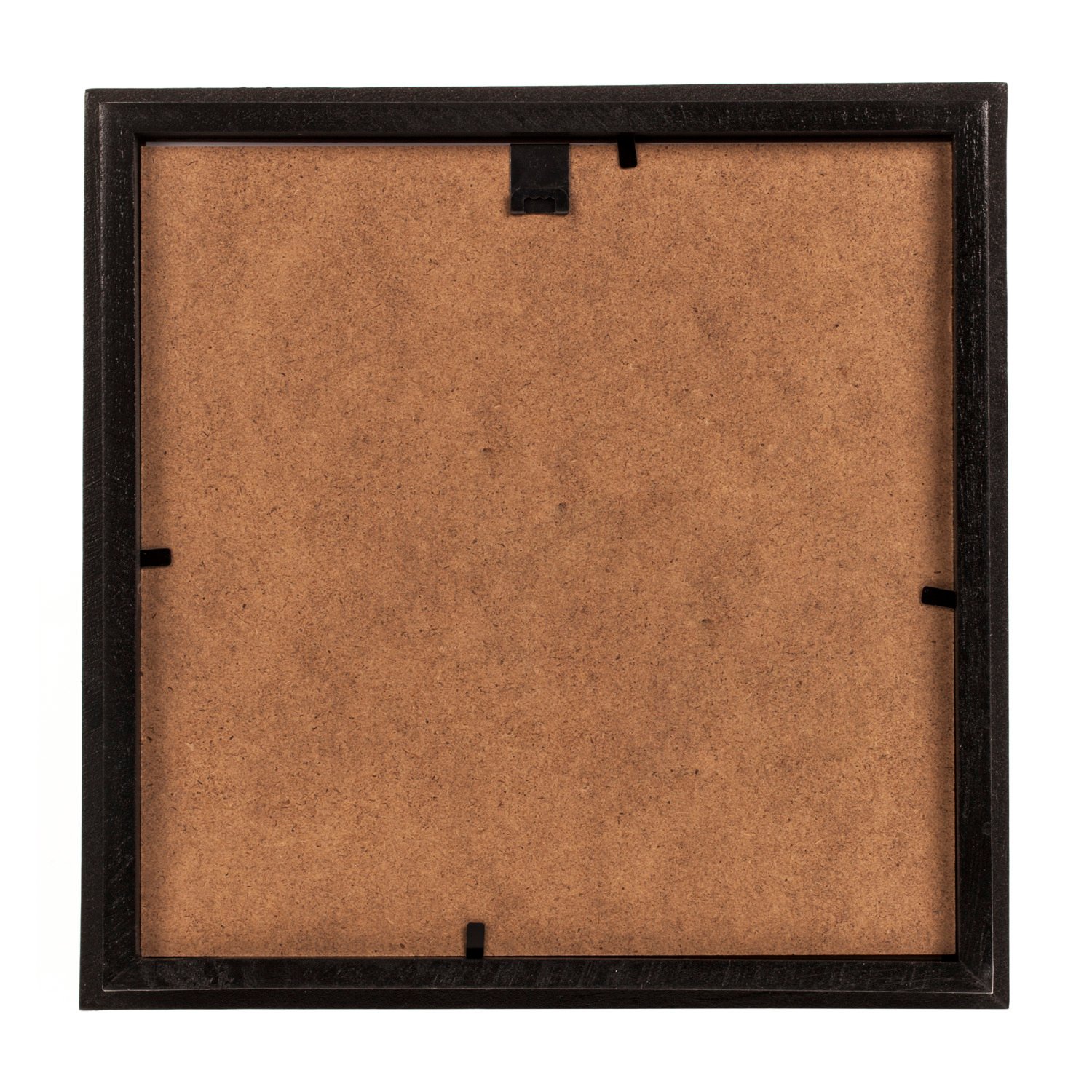 Square Deep Box Black Photo Frame with Mount 8 x 8 inch Image 3