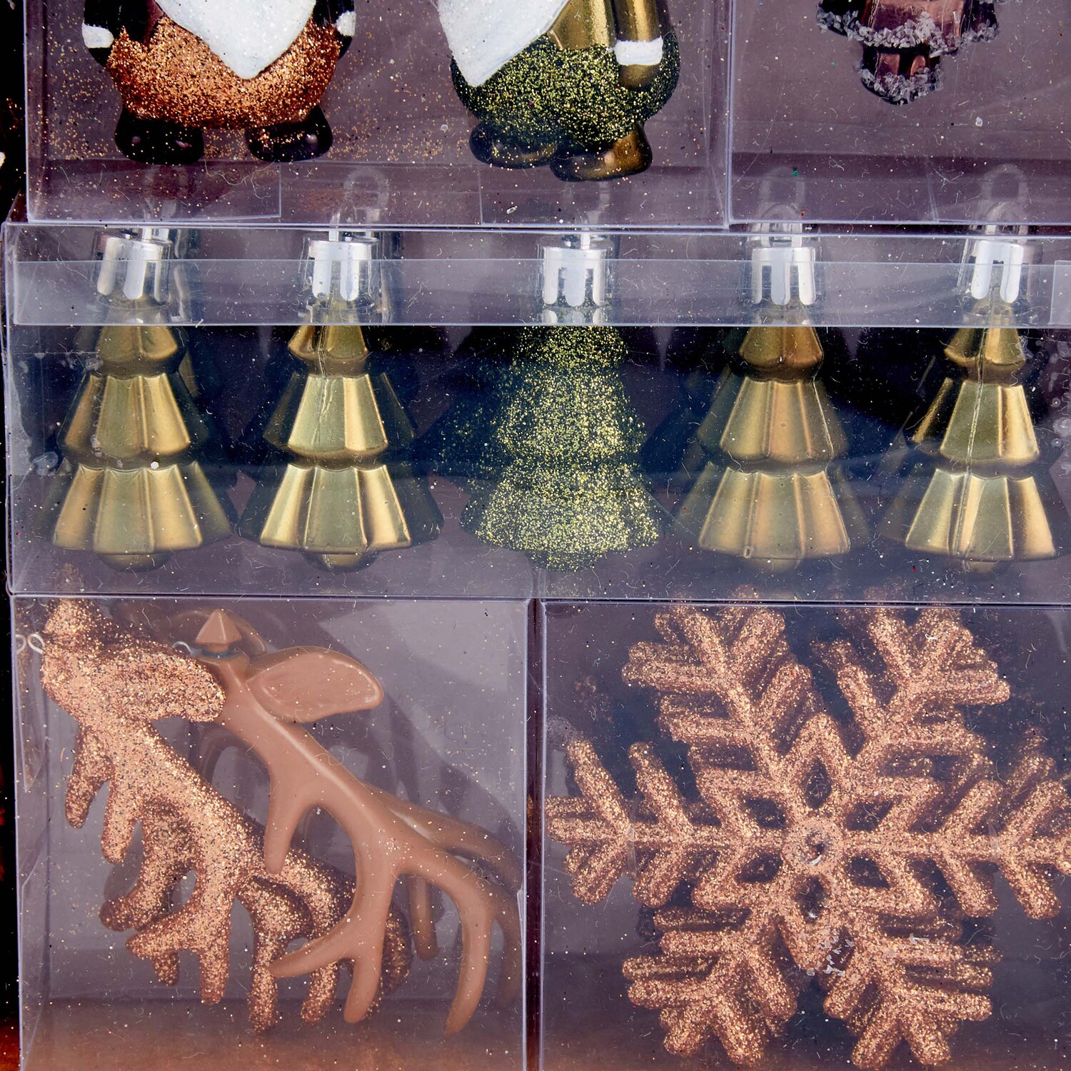 Pack of 40 Amber Charm Bauble Pack Image 4