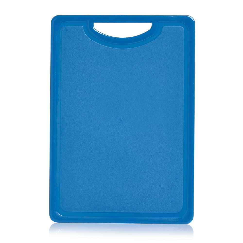 Wilko 24.5 x 35cm Blue Chopping Board Image 2