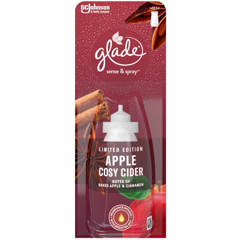 Glade Sense & Spray Refill Apple Cosy Cider Air Fr Air Freshener 18ml Image 2