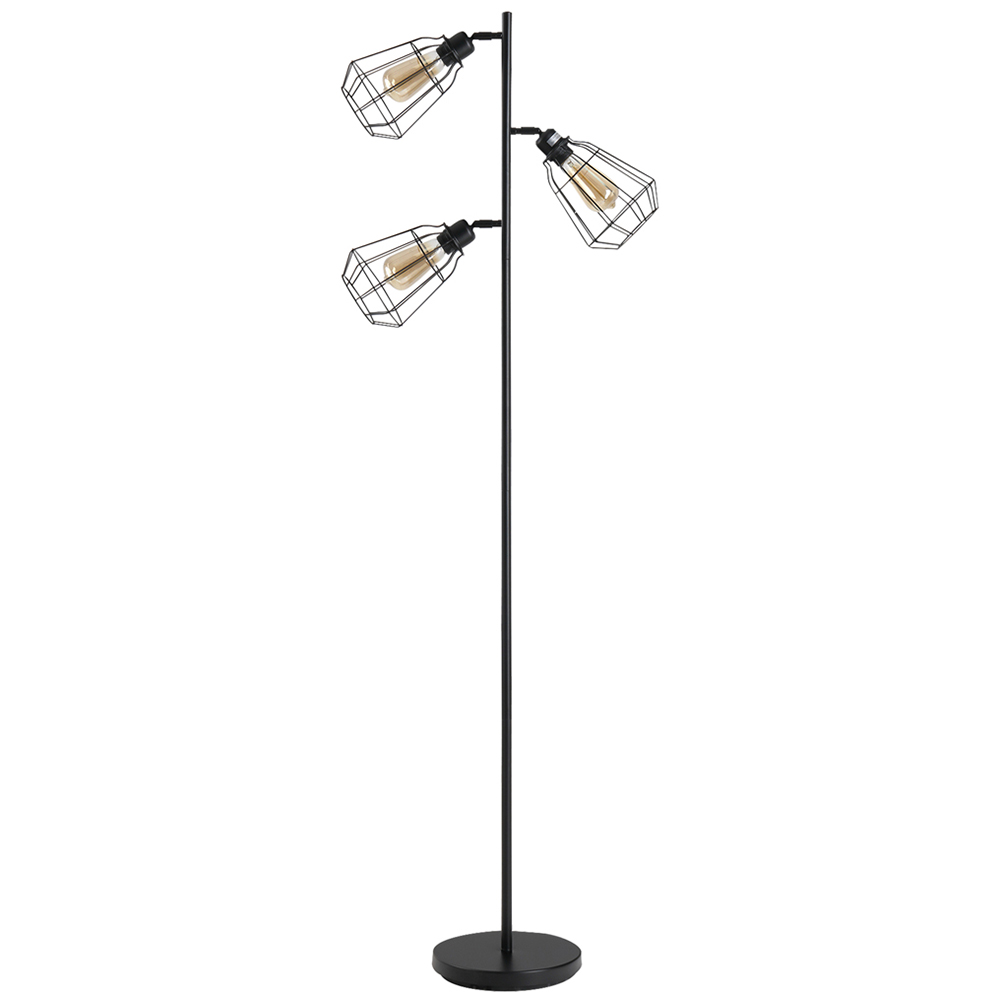 HOMCOM Retro Practical Tree Floor Lamp Image 1