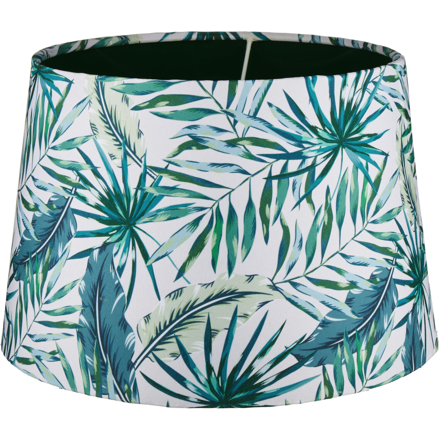 Tropical Leaf Print Tapered Shade - Multicolour Image 1
