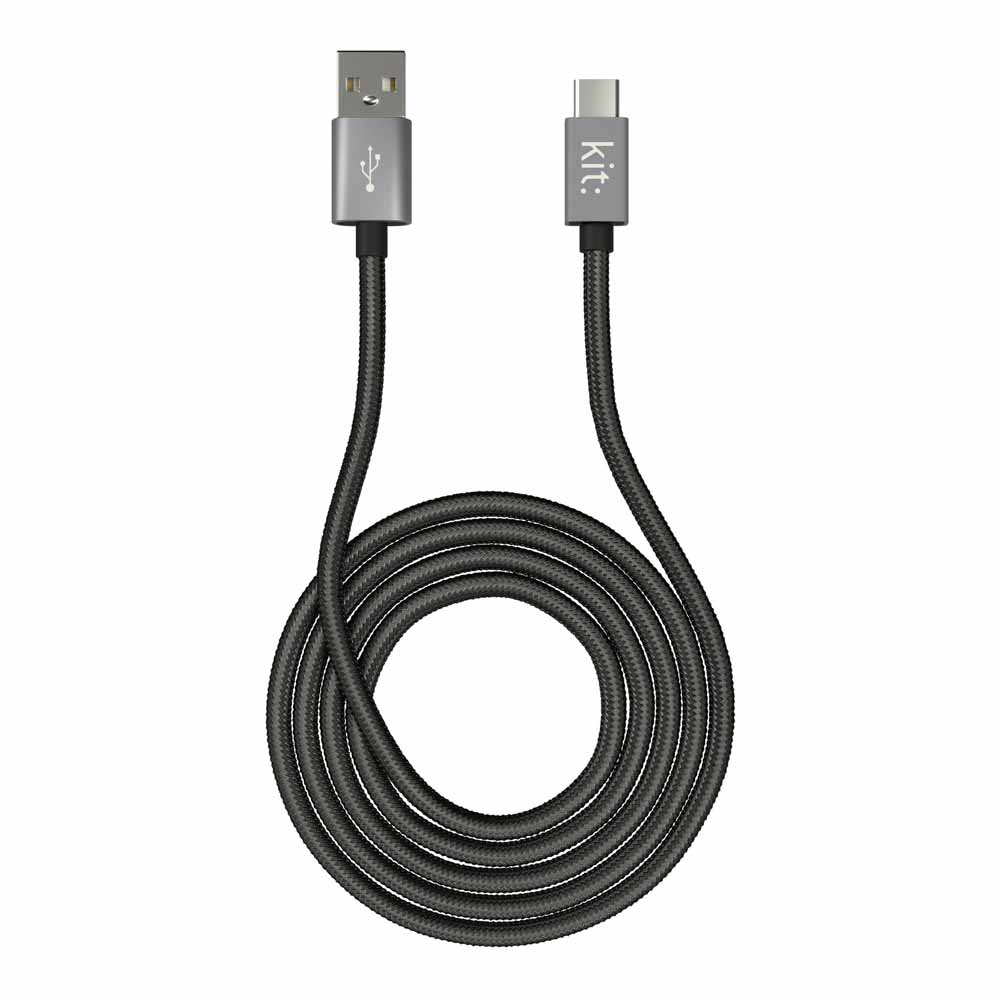 Kit Premium USB-C Cable 1m Space Grey Image 3