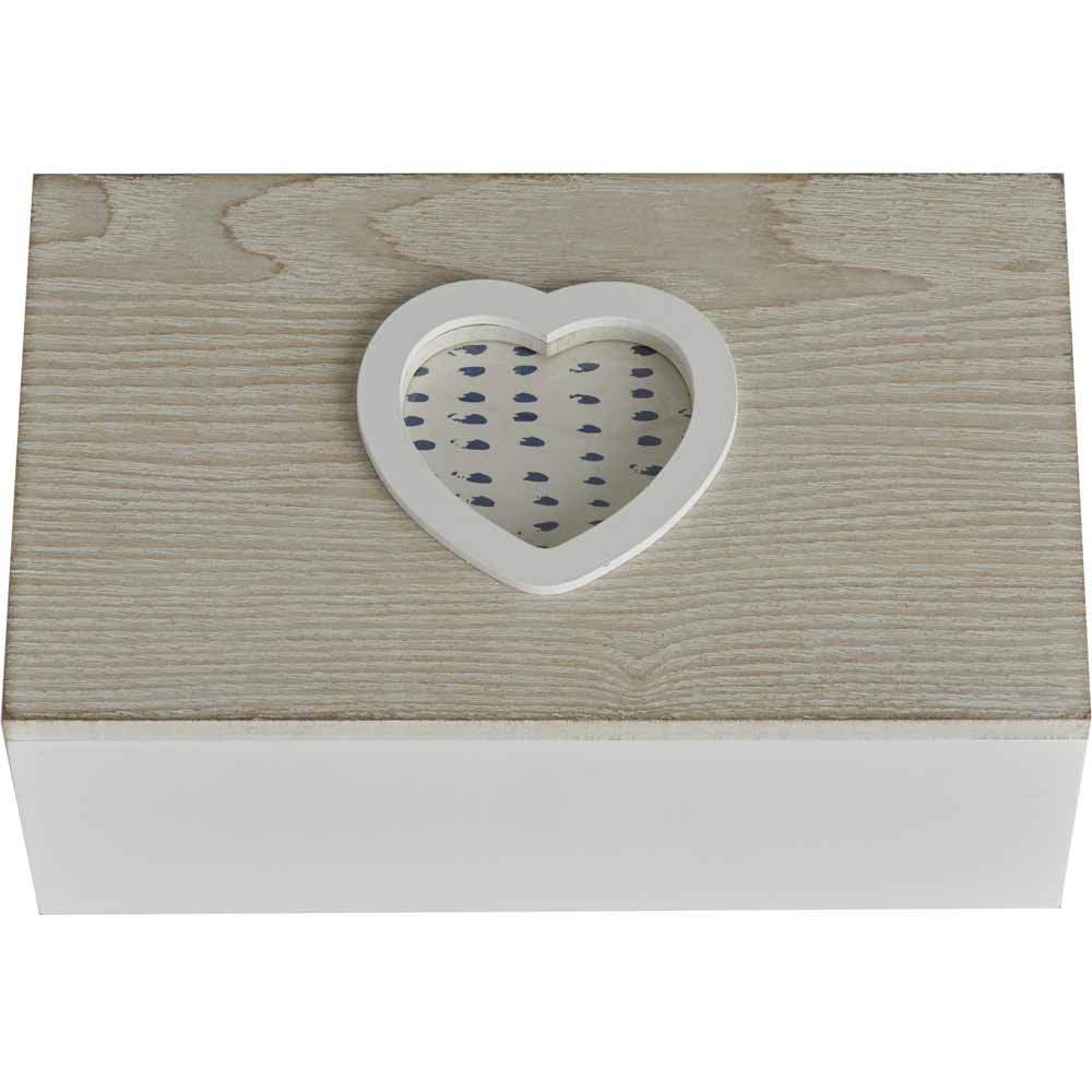Wilko Heart Jewellery Box Image 1