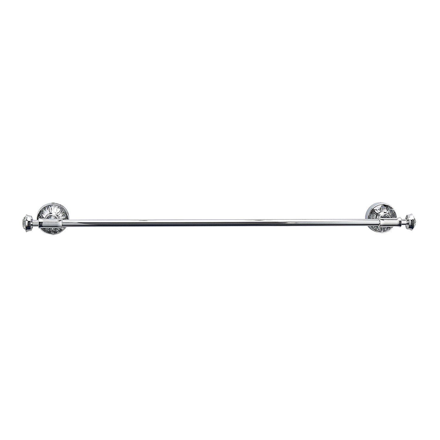 Vicente Chrome Diamante Inset Towel Rack Image