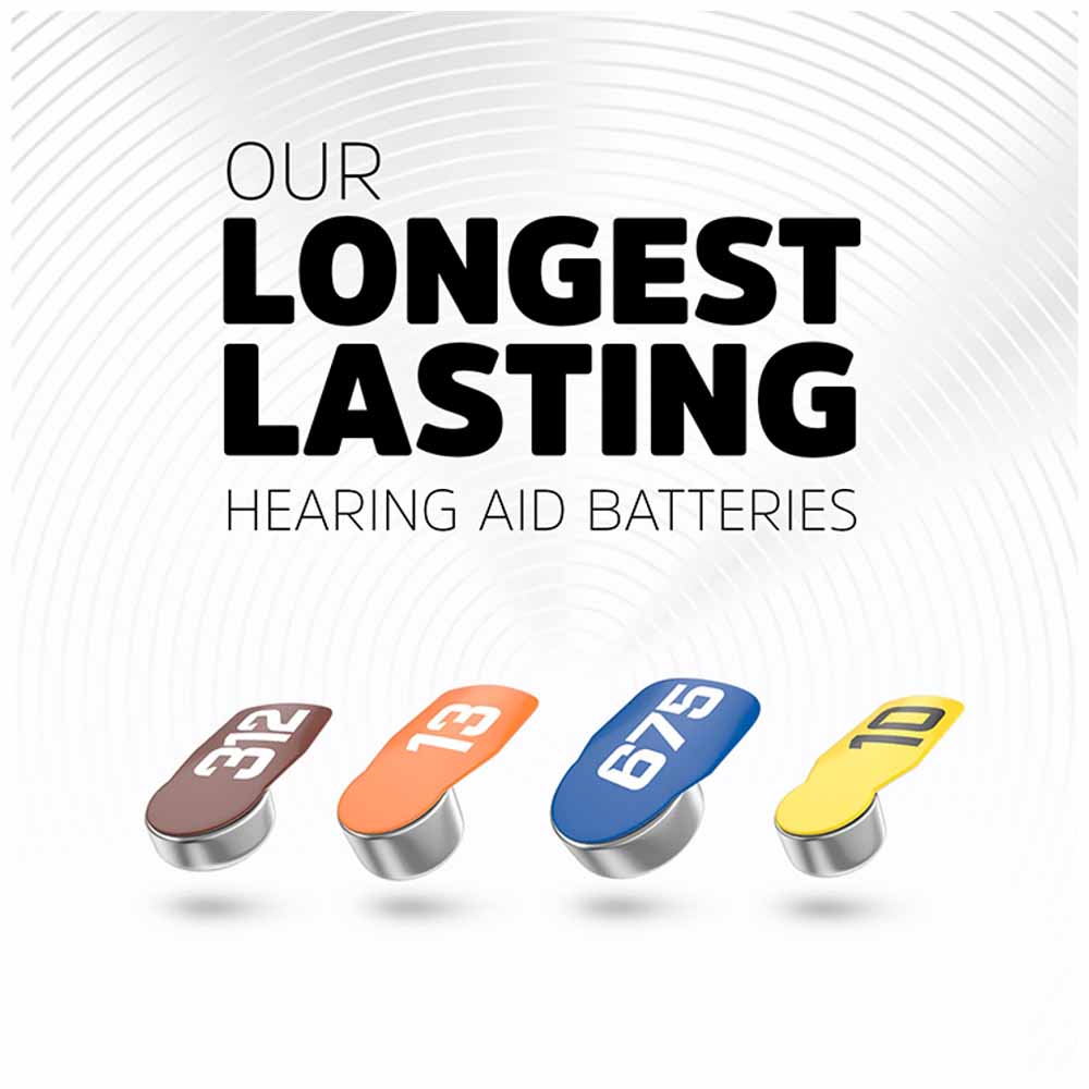 Energizer 13 1.4V Hearing Aid Batteries 8 pack Image 3