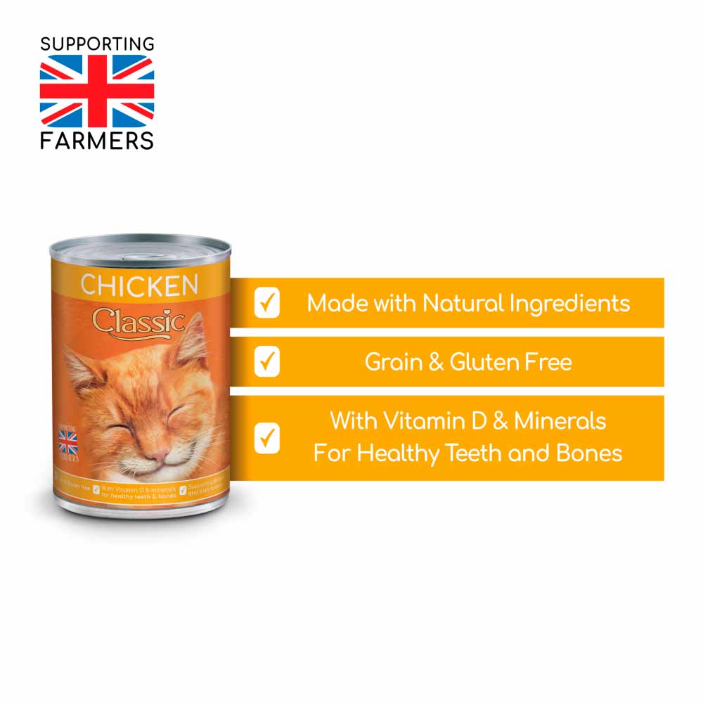 Butchers Classic Tinned Cat Food Chicken Beef Game in Jelly 6 x 400g Image 3