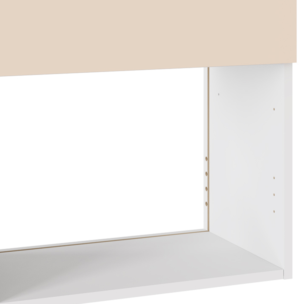 Kitchen Kit Slab Supermatt Cashmere Microwave Wall Unit 600mm Image 3