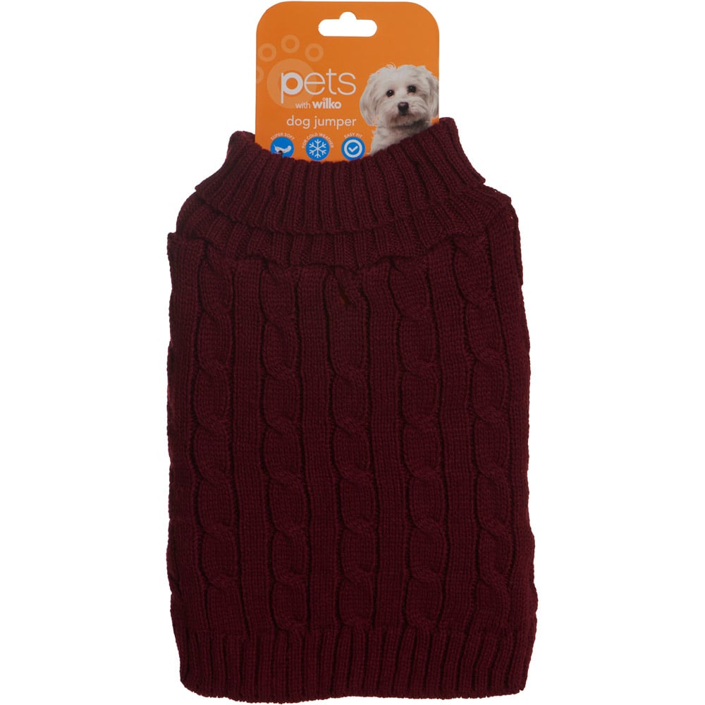Single Wilko Winter Dog Jumper in Assorted Styles Image 2