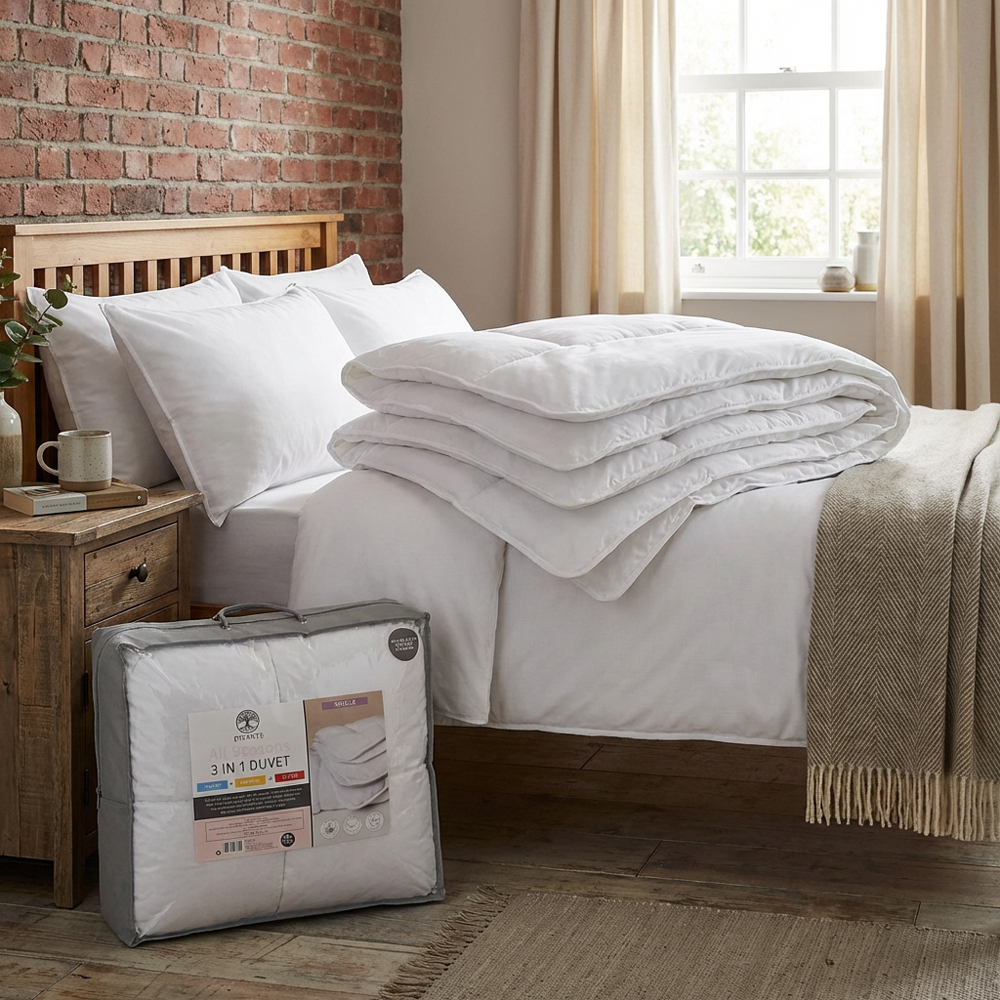 White Double All Seasons Duvet Image 2