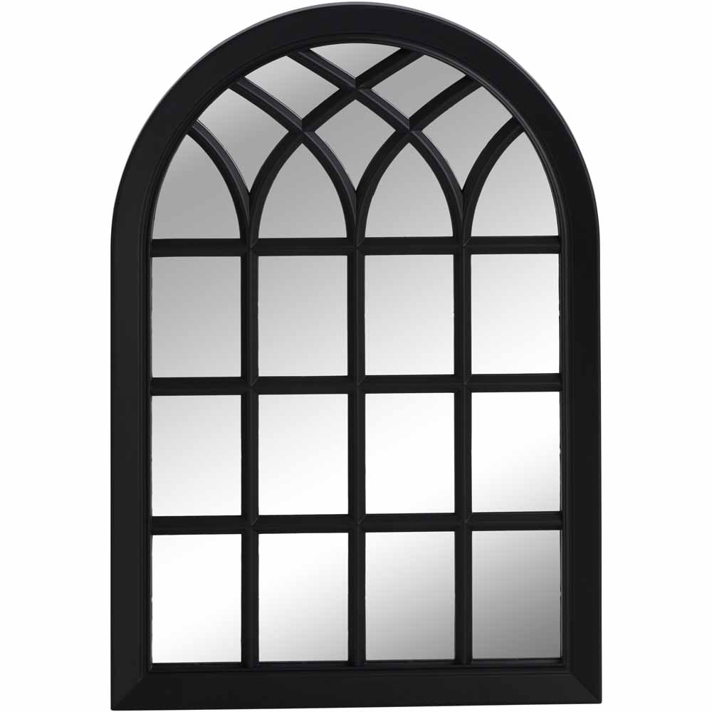 Wilko Black Arched Mirror Wilko
