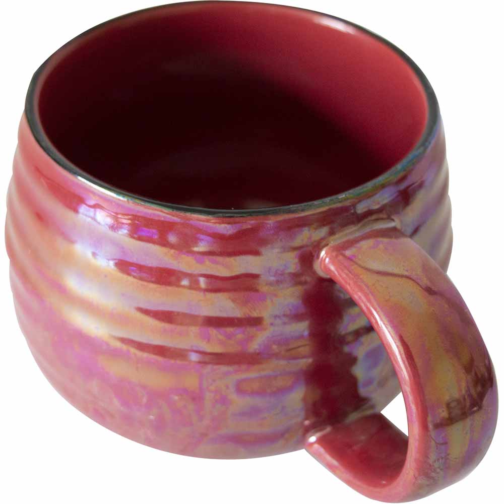 Wilko Red Iridescent Hug Mug Image 3