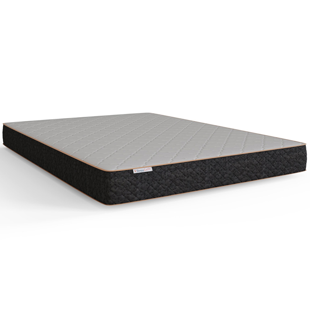 GFW Thea Double Grey Velvet End Lift Ottoman Bed with Memory Pocket Mattress Image 4