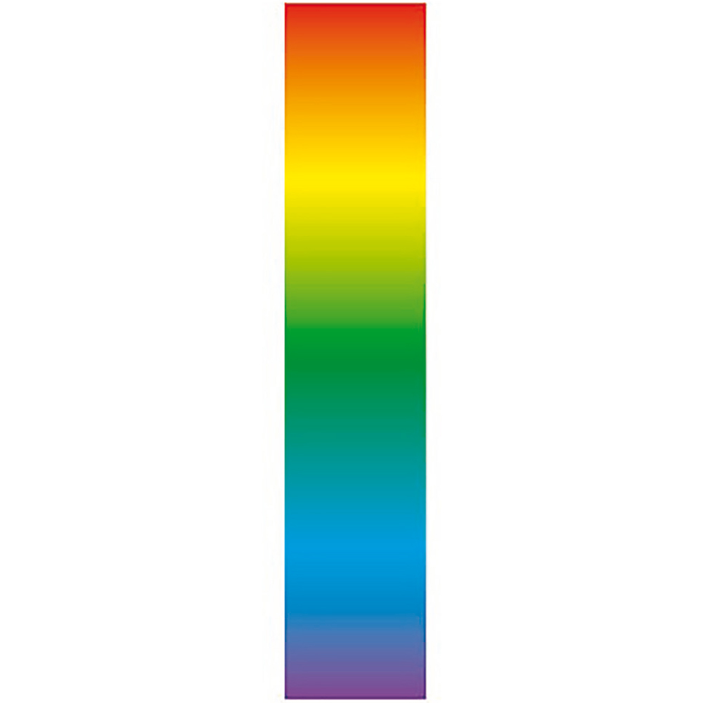 Rainbow Self Adhesive Number Sticker - 1 Image