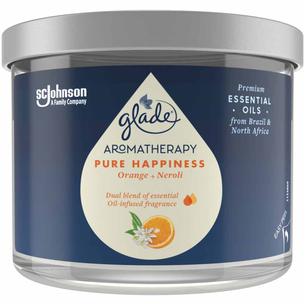 Glade Aromatherapy Candle Pure Happiness 260g Image 1
