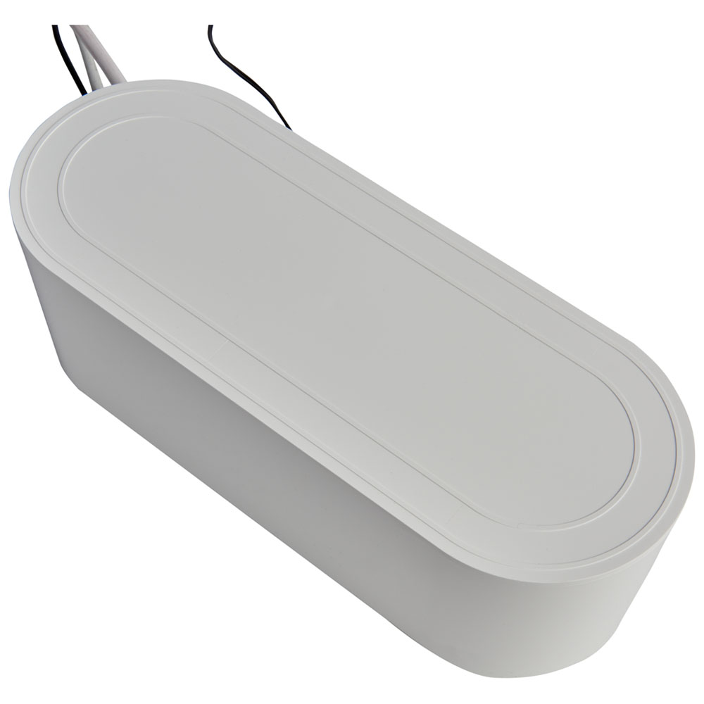 Wilko White Small Home Cable Tidy Unit   Image 6