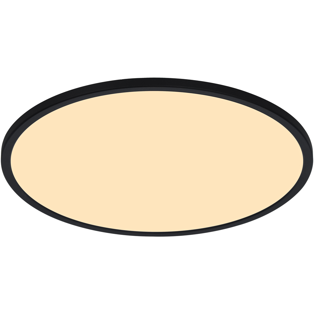 Nordlux Oja 29 Outdoor Round Black LED Ceiling Light Image 3