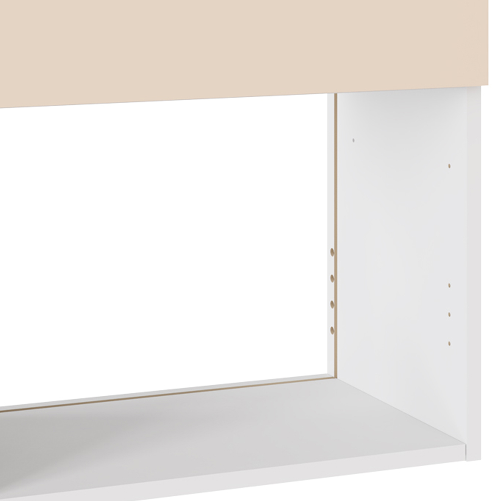 Kitchen Kit Slab Supergloss Cashmere Microwave Wall Unit 600mm Image 3
