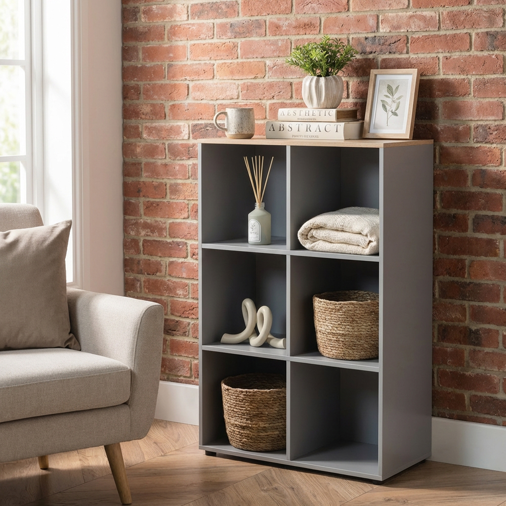 Cuba Sonoma Oak Storage Unit Grey 6 Image 7