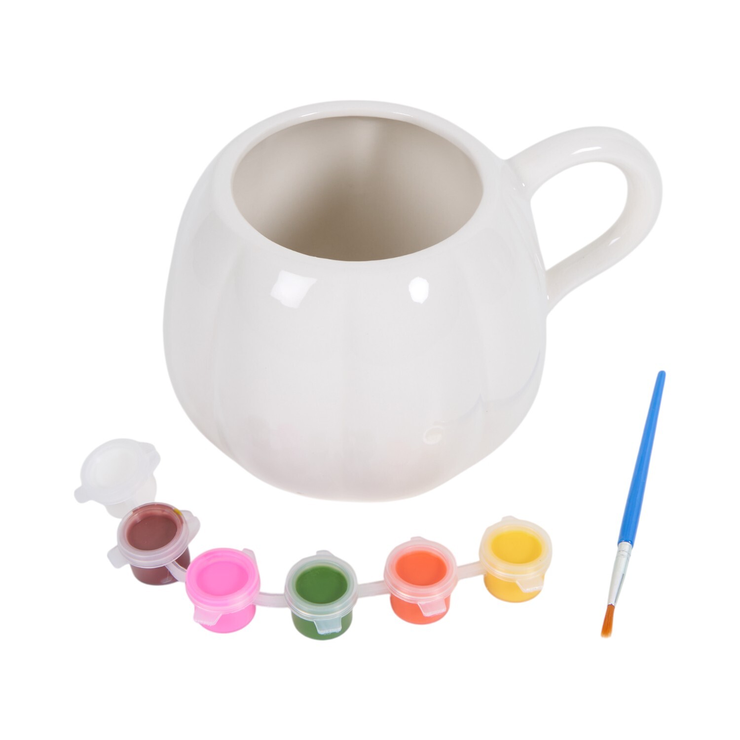 Paint Your Own Pumpkin Mug Kit Multicolour Image 4