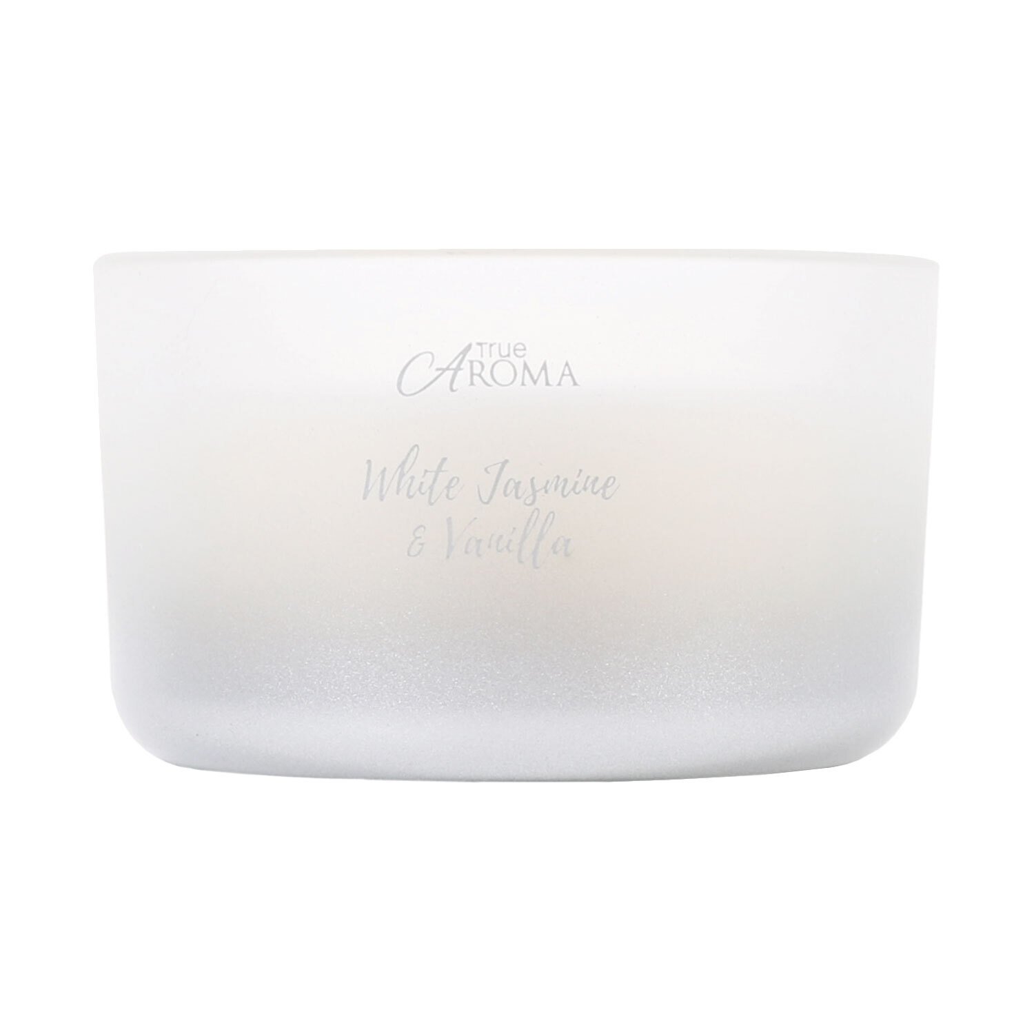 Silver White Jasmine & Vanilla Candle Image 1