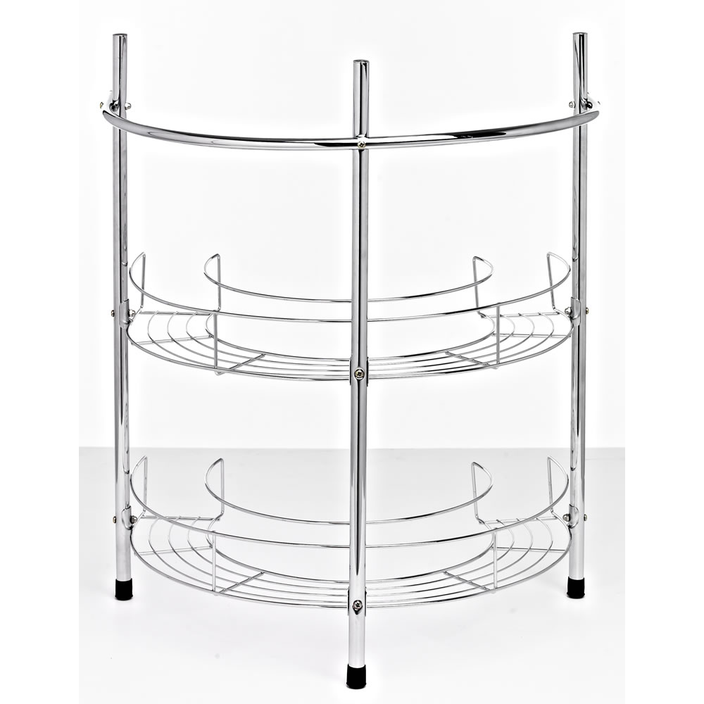 Wilko Chrome Plated Under Basin Storage Unit Wilko