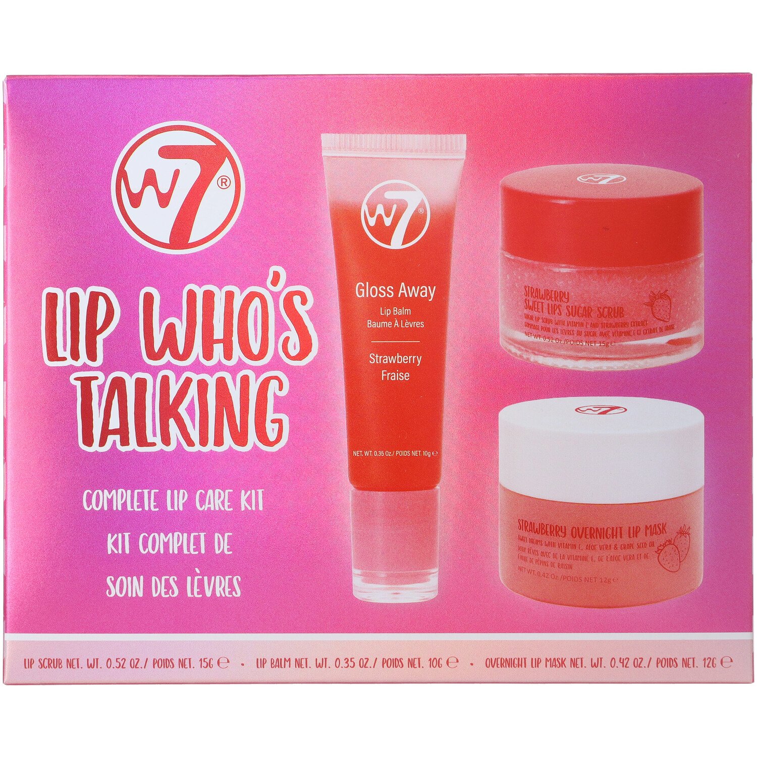W7 Lip Whos Talking Complete Lip Care Kit Image 1